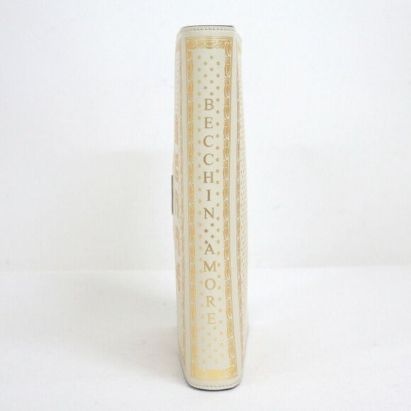 Gucci Clutch Logo Star Leather Silver White Gold - Picture 4 of 8